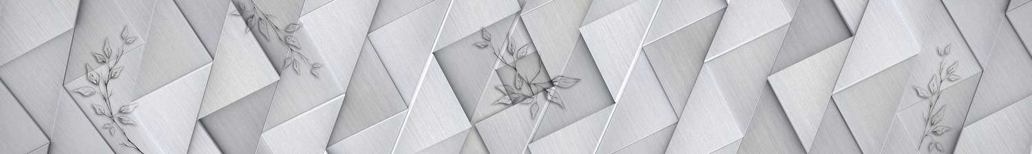 3D-377 Скинали абстрактные панели и листья