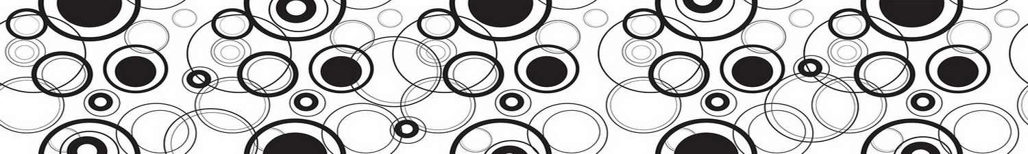 AN-1689 Скинали абстракция черно белые круги