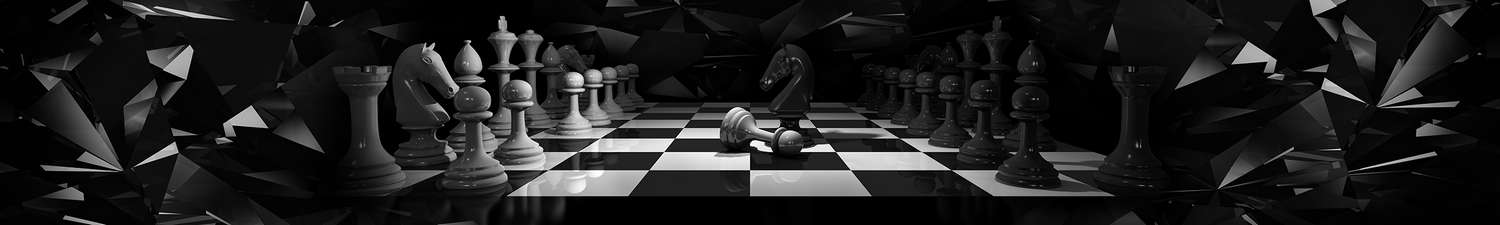 AN-6375 Скинали абстрактные черно белые шахматы
