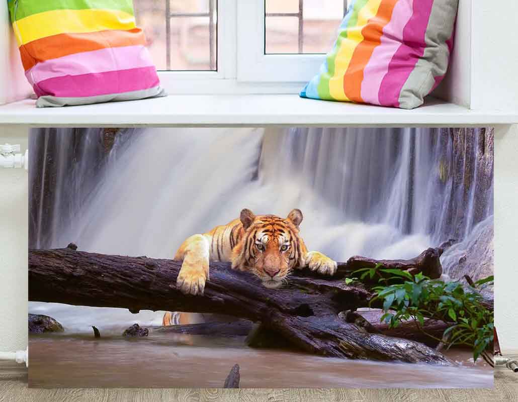 EN-012 Экран тигр у водопада