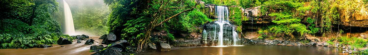 W-161 Скинали водопады в тропическом лесу
